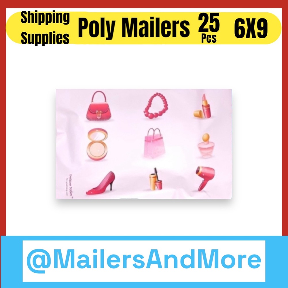 25 6X9 Poly Mailers Makeup Lipstick Shipping Envelopes PRICE IS FIRM - Picture 2 of 10